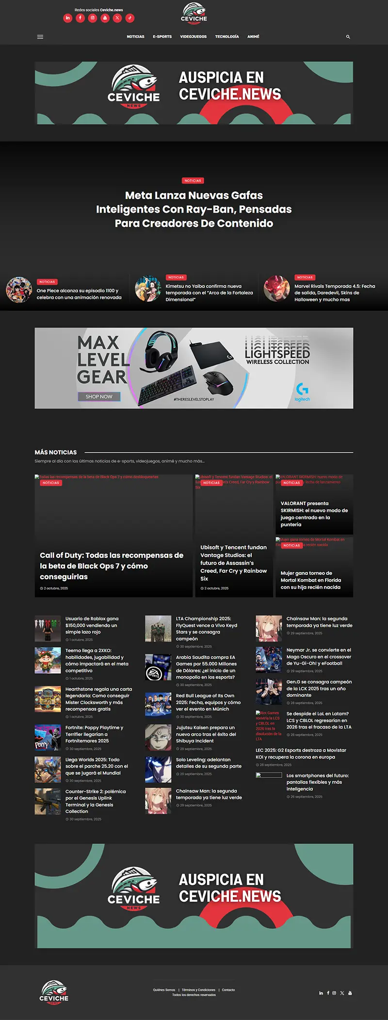 Diseño WordPress Común antes de optimización